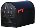 Black Postal Group Steel Mailbox Us Rural Large Jumbo Residential Drop