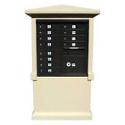 Cbu-12-bl Black Qualarc 12 Mailbox Dr. Cluster Ss Center Stucco Tall