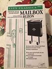 Black Style Holder Mailbox Vertical House Spaper Mount