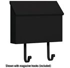 4610blk Black Traditional Horizontal Mailbox Salsbury Standard Industries Style