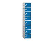 98168bl-a Blue Salsbury 98168bl- Lockers Plastic Assembled 8-tier