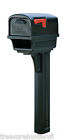 Box Mailbox Large House Mail Post Magazine Plastic Black Combo Us Home Letters