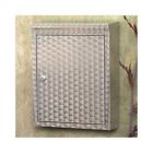 2407sw Box Metropolis Pattern Mail Stainless - Steel Swirl