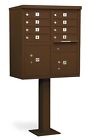 G7640701 Box Salsbury Cluster Bronze Industries 8 Unit Doors 3308brz