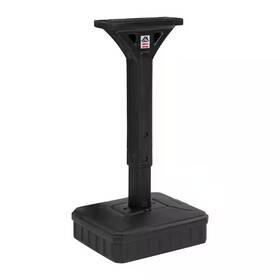 422030-01 Branded Mailbox Post Dig-free Sand-filled Stable Base Universal Heavy-duty Black Plastic
