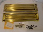 Brass Hardware 2-sided Mail Antique Flaps Front Slot - Spring Door