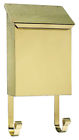 Mb-400-pb Brass Mb-400-pb-provincial Mailbox Qualarc Wallmount
