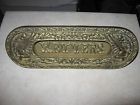Brass Slot Knocker Letter Antique Mail Vintage Door Plate