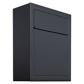 Bravios 427116299761 Base By - Contemporary Designer Mailbox In Powder-coated Black