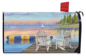 Briarwood Lane 840011601069 Waterfront Retreat Dock Mailbox Cover Standard Size
