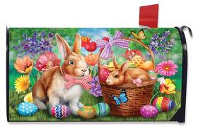 Briarwood Lane 840011631257 Bunnie And Basket Standard Mailbox Cover