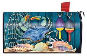Briarwood Lane 840011632049 Crab Walk Summer Mailbox Cover Standard Size