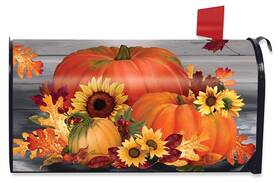 Briarwood Lane 840011637365 Pumpkin Trio Large Mailbox Cover