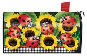 Briarwood Lane 840011643243 Ladybugs And Sunflower Oversized Mailbox Cover