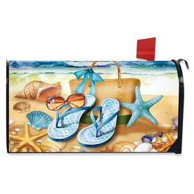 Briarwood Lane 840011680347 Welcome To The Beach Mailbox Cover Standard Size