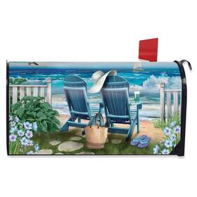 Briarwood Lane 840011685373 Seaside Escape Summer Oversized Mailbox Cover