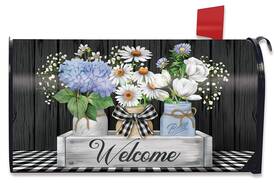 L01696 Briarwood Lane Crated Mason Jars Large Oversized Mailbox Cover