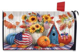 L02084 Briarwood Lane American Autumn Oversized Mailbox Cover