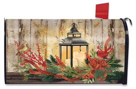 M00936 Briarwood Lane Holiday Lantern Christmas Mailbox Cover