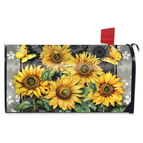 M02471 Briarwood Lane Elegant Sunflowers Mailbox Cover