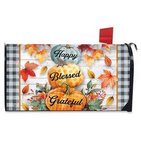 M02655 Briarwood Lane Happy Blessed Grateful Mailbox Cover
