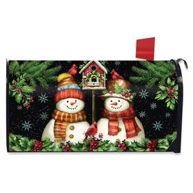 M02675 Briarwood Lane Snowman Pair Mailbox Cover