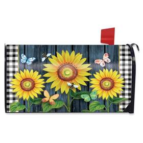 M02745 Briarwood Lane Blooming Sunflowers Mailbox Cover
