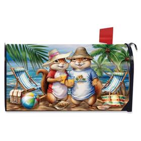 M02777 Briarwood Lane Summer Chipmunks Mailbox Cover