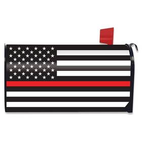 Briarwood Lane Mbbl-m00584 Thin Red Line Magnetic Mailbox Cover