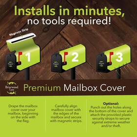 Briarwood Lane Mbbl-m01563 Green Thumb Spring Mailbox Cover - Standard Size