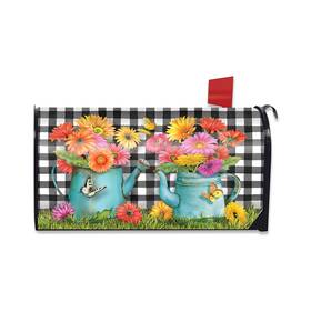 Briarwood Lane Mbbl-m01961 Spring Gerber Daisy Watering Can Mailbox Cover - Standard Size