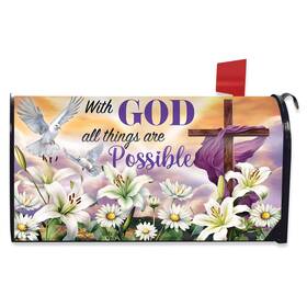 Briarwood Lane Mbbl-m02440 Sunrise Easter Cross Mailbox Cover - Standard Size