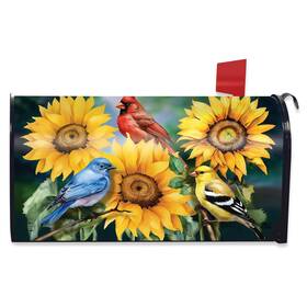 Briarwood Lane Mbbl-m02507 Birds In The Garden Mailbox Cover - Standard Size