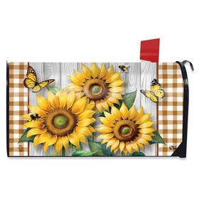 Briarwood Lane Osbl-l02470 Sunflower Duo Oversized Mailbox Cover 20x14.5