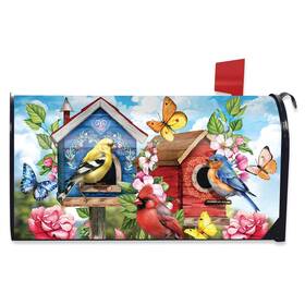 Briarwood Lane Osbl-l02473 Floral Birdhouses Oversized Mailbox Cover