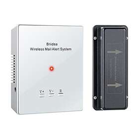 Hwma-02 Briidea Mailbox Alarm 500ft Wireless Alert With Led Light Flashing