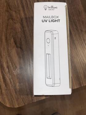 Bium870 Brilliant Ideas Mailbox Uv Light Motion Sensor Battery Operated