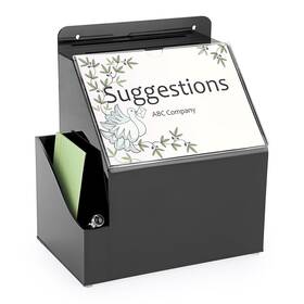 Btskythn01263 Btsky Acrylic Suggestion Box With Lock Wall Mounted Donation