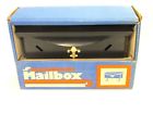 Bw-1 Southern Fabricators Nos Vintage Wall Mount Mailbox Black Finish Paper