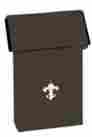Bw110v04 Solar Group Gibraltar Small Vertical Style Wall Mount Mailbox Venetian Bronze 046462007508
