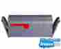 C16x2gm1 Postmaster Post Mount Mailbox Large Metal Aluminum Mail Indicator Flag Front Rear Doors New 708549378566