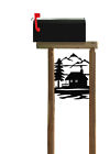 Cabin151 Unbranded Log Cabin Mailbox Post-cabins-clingermans