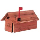 Cc2r0000 4 Chalet Post-mount Cedar Set Mailboxes Mailbox Gibraltar