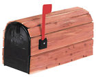 Cc1r0000 Cedar Rural Mailbox Red Classic Cover Solar Group
