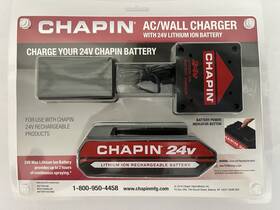 6-8238 Chapin 6-8265 24v Lithium-ion Replacement Battery And Charger / New-in-pack