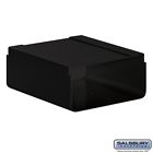 4315blk Chest Roadside Mailbox Holder Newspaper Black Mailer Mail -