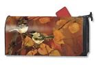 06396 Chickadees Autumn Mailwrap Cover Magnet Fall Works Magnetic Mailbox