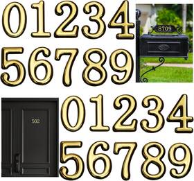 Ckepvo 445016814839 30 Pieces Mailbox Numbers For Outside 2 Inch 0-9 Self-adhesive Mail Box