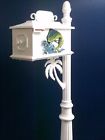 Cmb6000 Aluminum Dolphin Top Pineapple Mailbox Palm Scroll Cast Tree