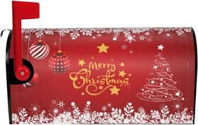 Co.ltd 445027823844 Merry Christmas Mailbox Cover Winter Tree Snowflake Xmas Magnetic